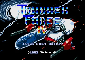 Lightening Force - Quest for the Darkstar (USA) screen shot title